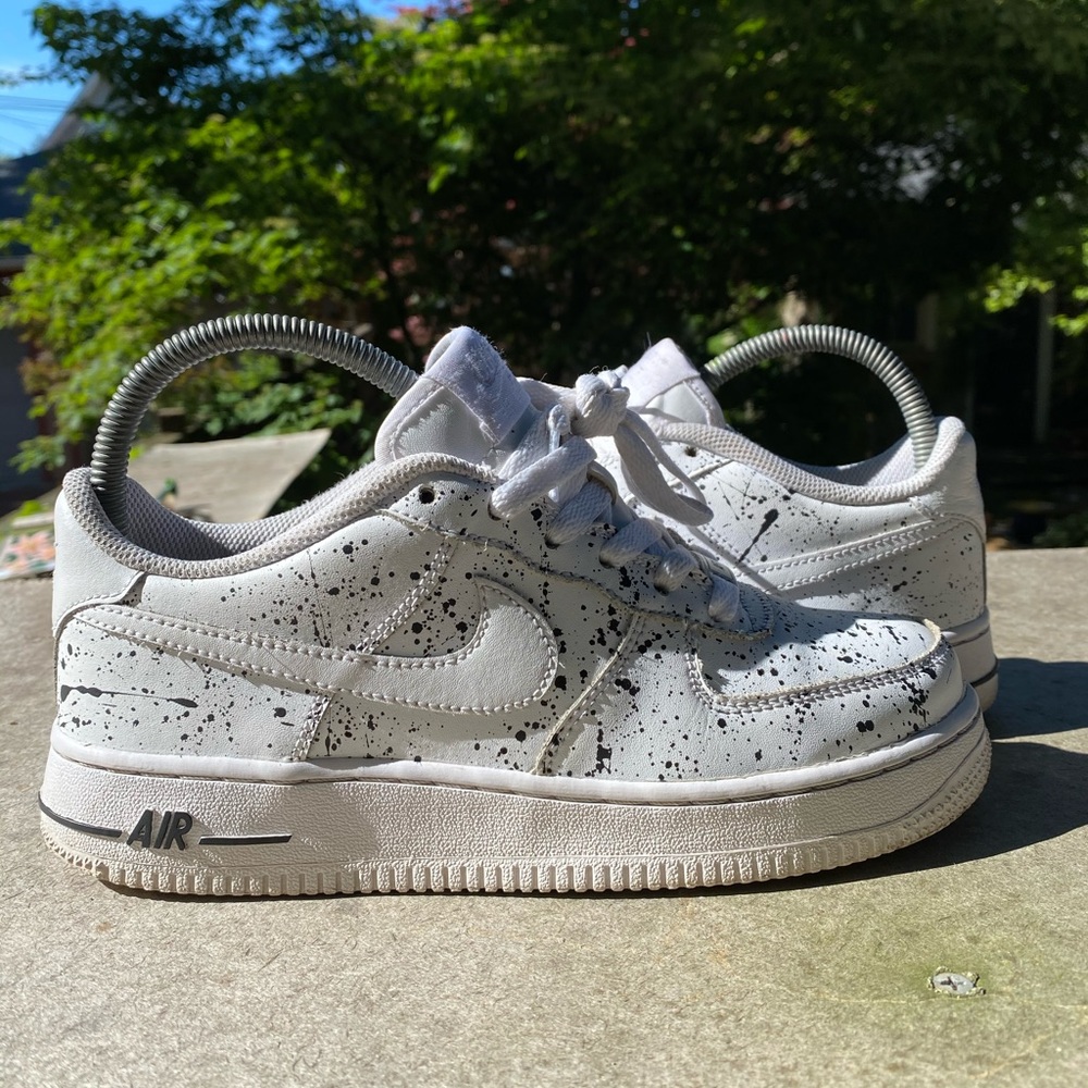 Air Force 1 “Splatter” custom. Read description.
